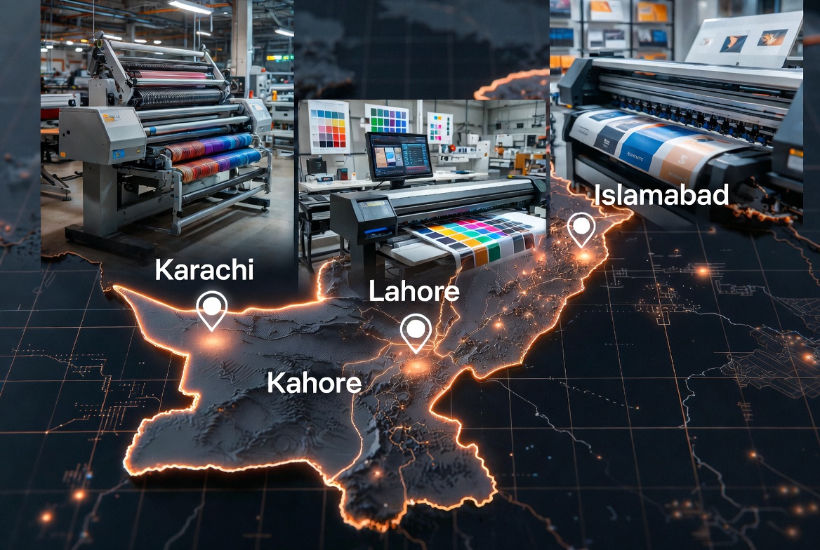 Top Cities for Printing Services in Pakistan